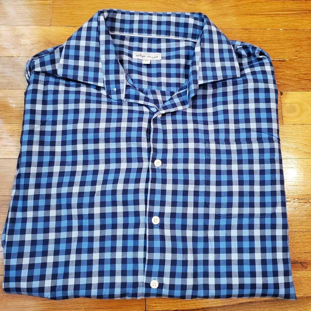 Peter Millar Long Sleeve Button Down Dress Shirt